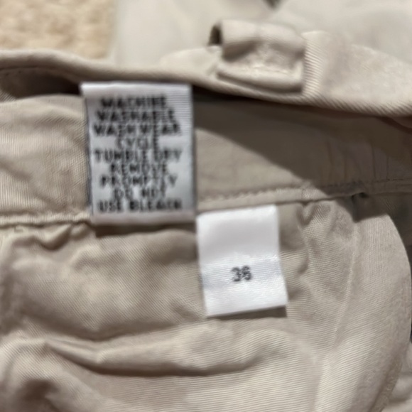 Save Khaki Flat Front Men's Chino Pants 36 Waist 32 1/2" Length - Picture 5 of 9